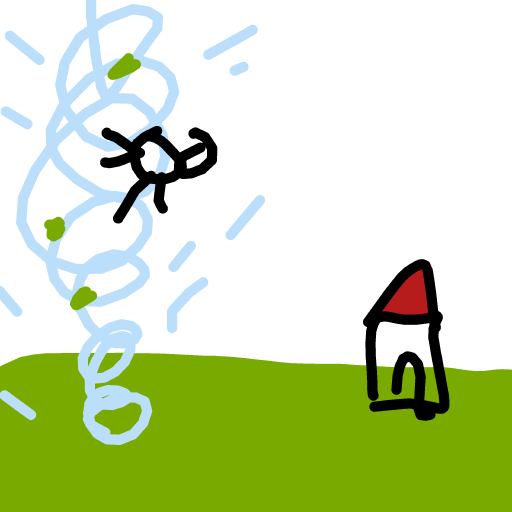 Tornado drawing by Juls
