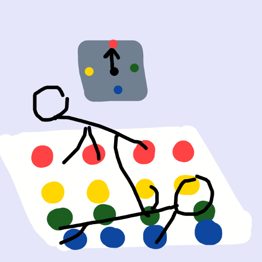 Twister drawing by oxox
