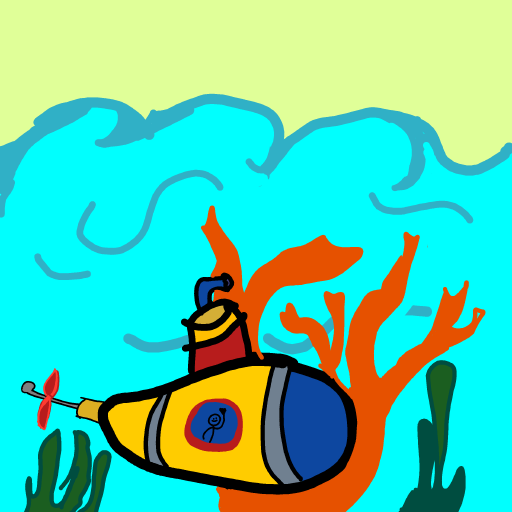 Submarine drawing by Placebo
