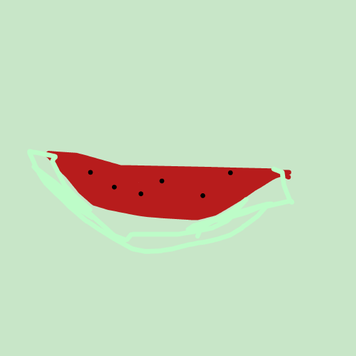 Watermelon drawing by laiaaaaa