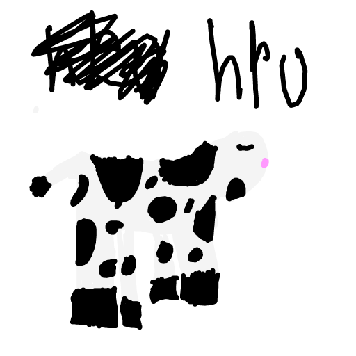 Cow drawing by solar-paint-voice
