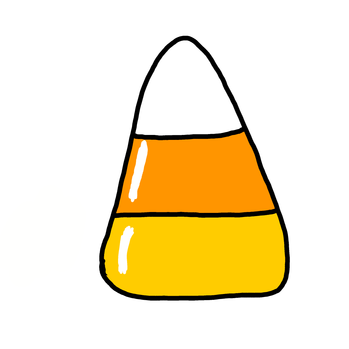 Candy Corn drawing by manders
