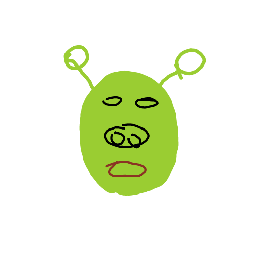 Shrek drawing by ishak