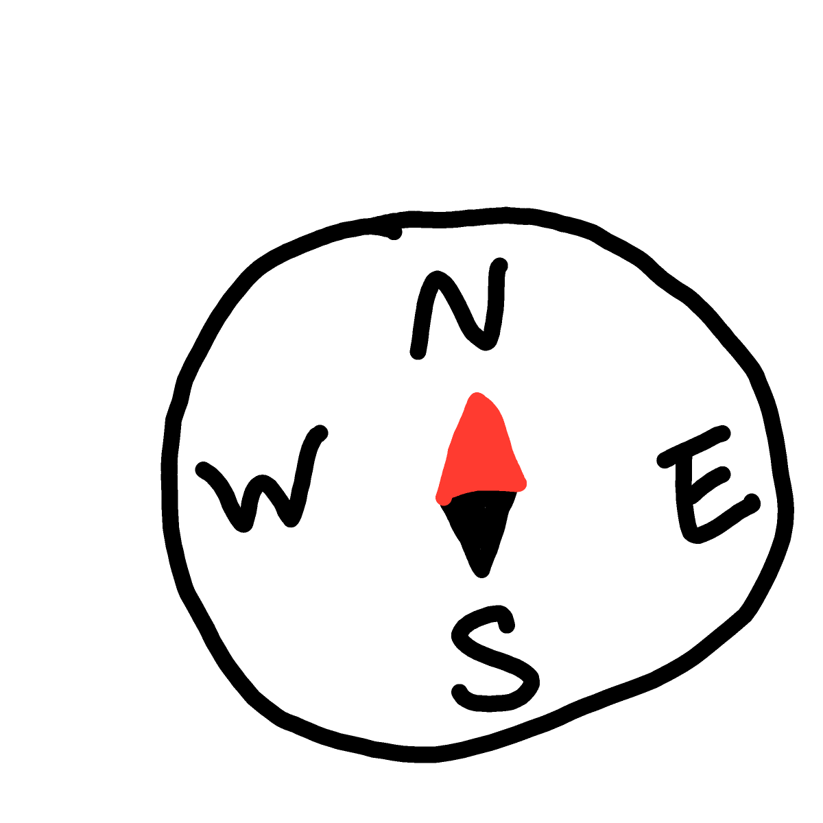 Compass drawing by sonic-amber-way