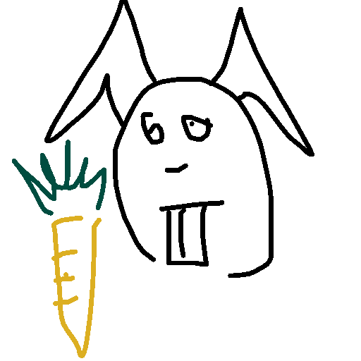 Bunny drawing by grou