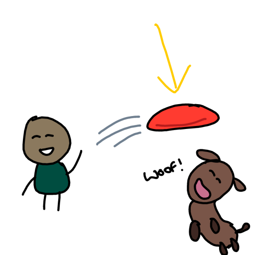 Frisbee drawing by conn0rr