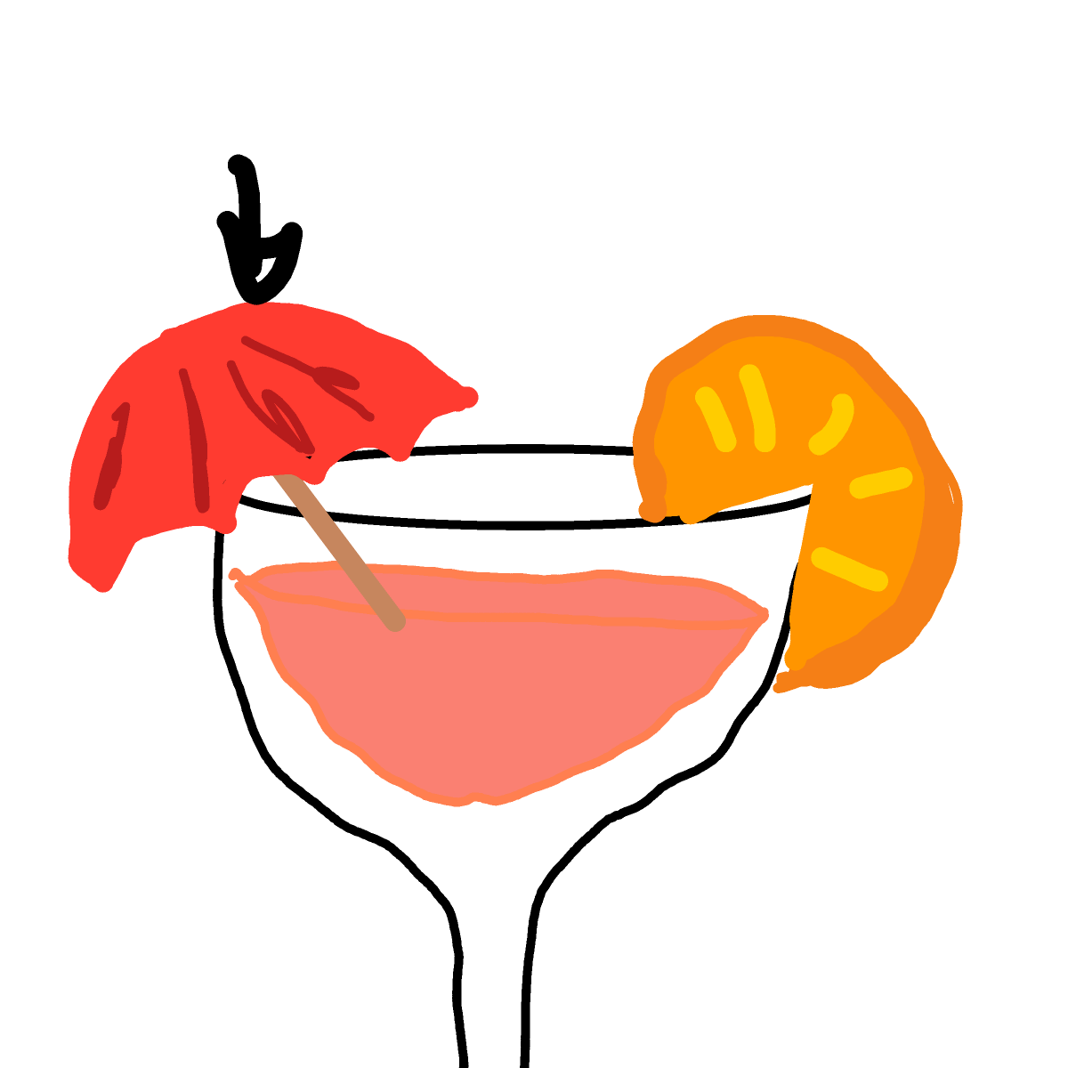 Umbrella drawing by Guardianoflives