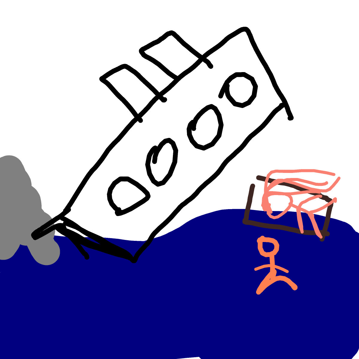 Titanic drawing by graph-bronze-soul