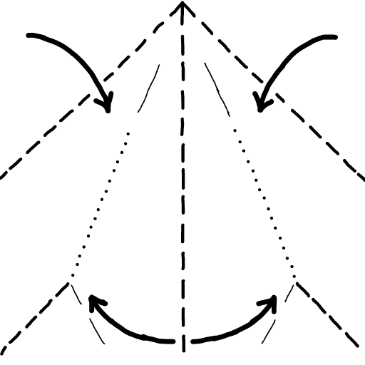 Paper Airplane drawing by kyle