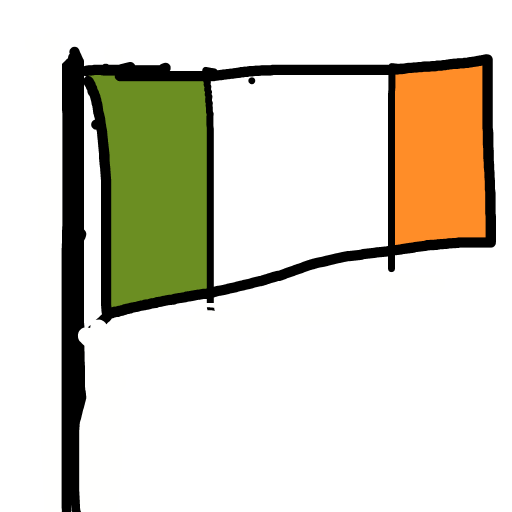 Irish Flag drawing by jivemarlin