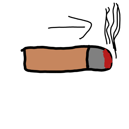 Smoke drawing by KevinFaber