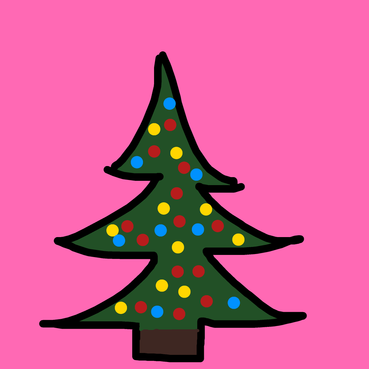 XMas Tree drawing by johnny boy