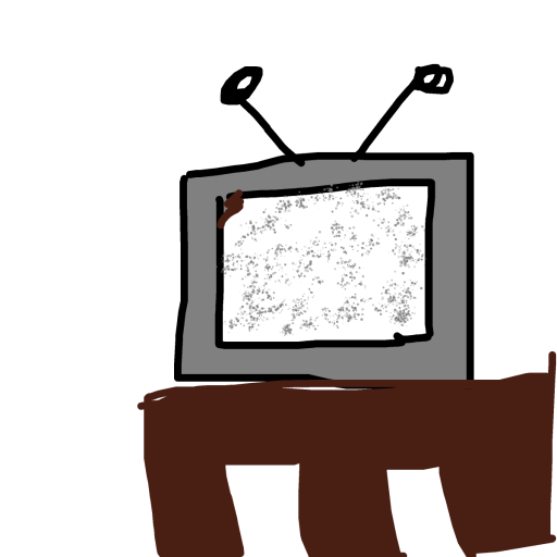 Television drawing by red-ink-mind