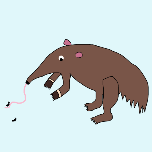 Anteater drawing by krissywissy