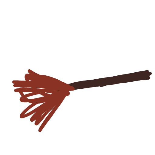 Broomstick drawing by sharp-coral-sage