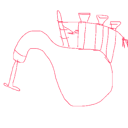 Bagpipes drawing by mikestam195