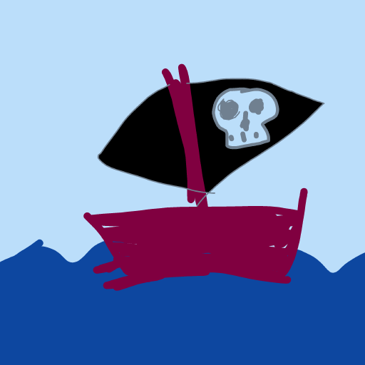 Pirate Ship drawing by pixel-fine-earth
