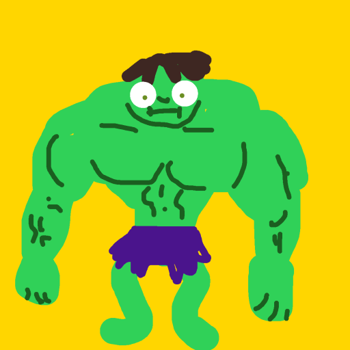 Hulk drawing by knoxy