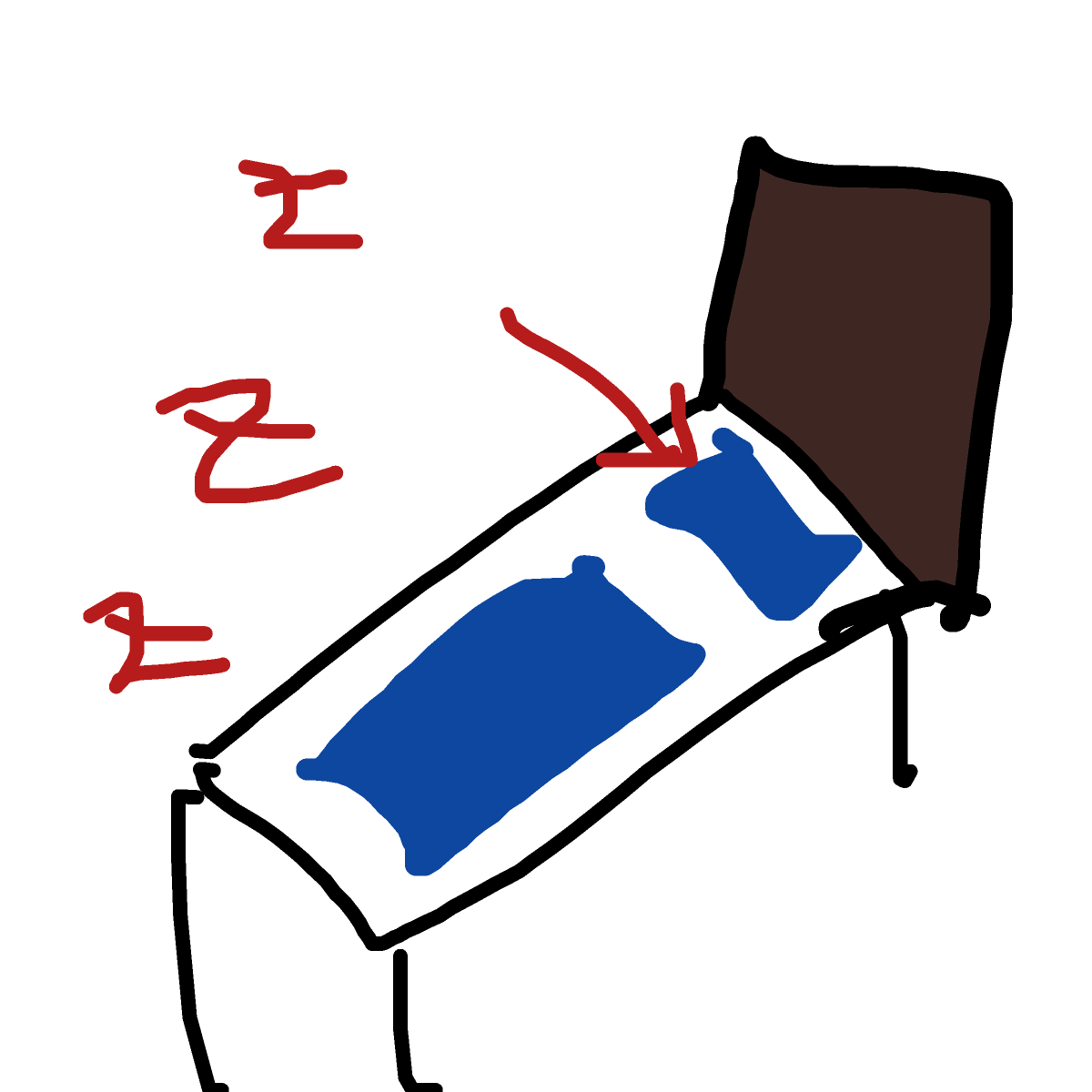 Pillow drawing by loddie