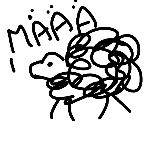 Sheep drawing by motko
