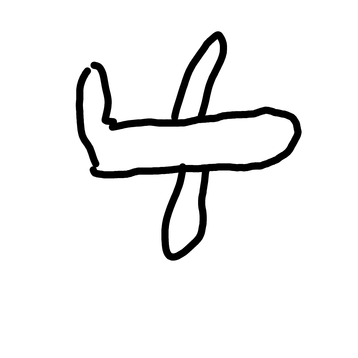 Airplane drawing by JM13
