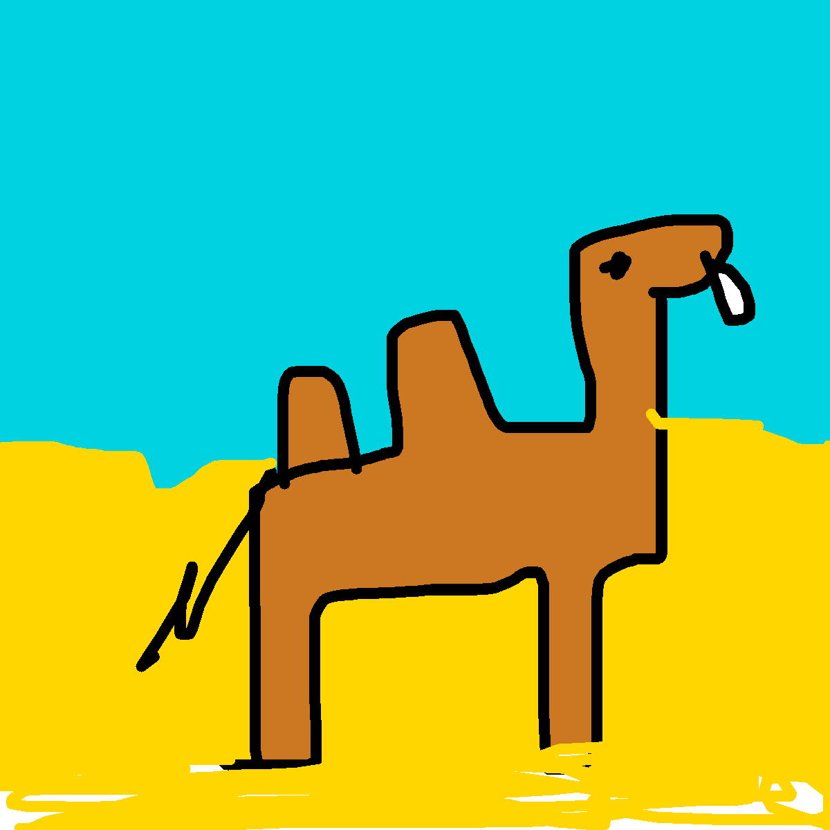 Camel drawing by bold-rich-world