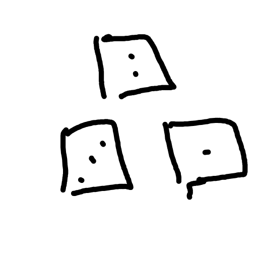 Dice drawing by jet-last-carve