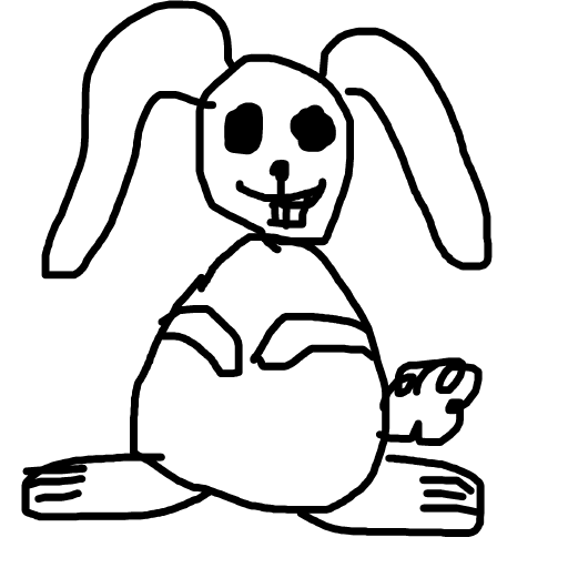 Bunny drawing by epeli-apina