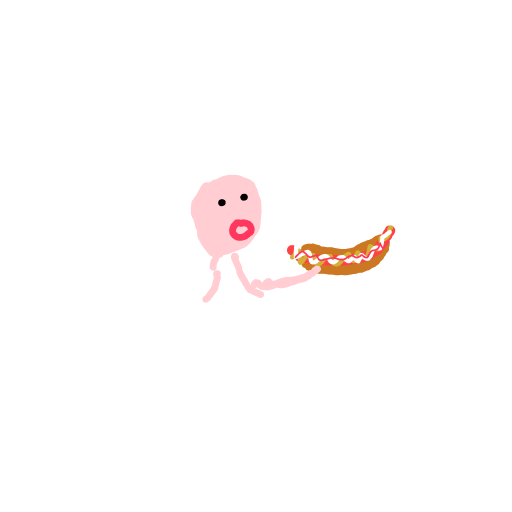 Hot Dog drawing by godor