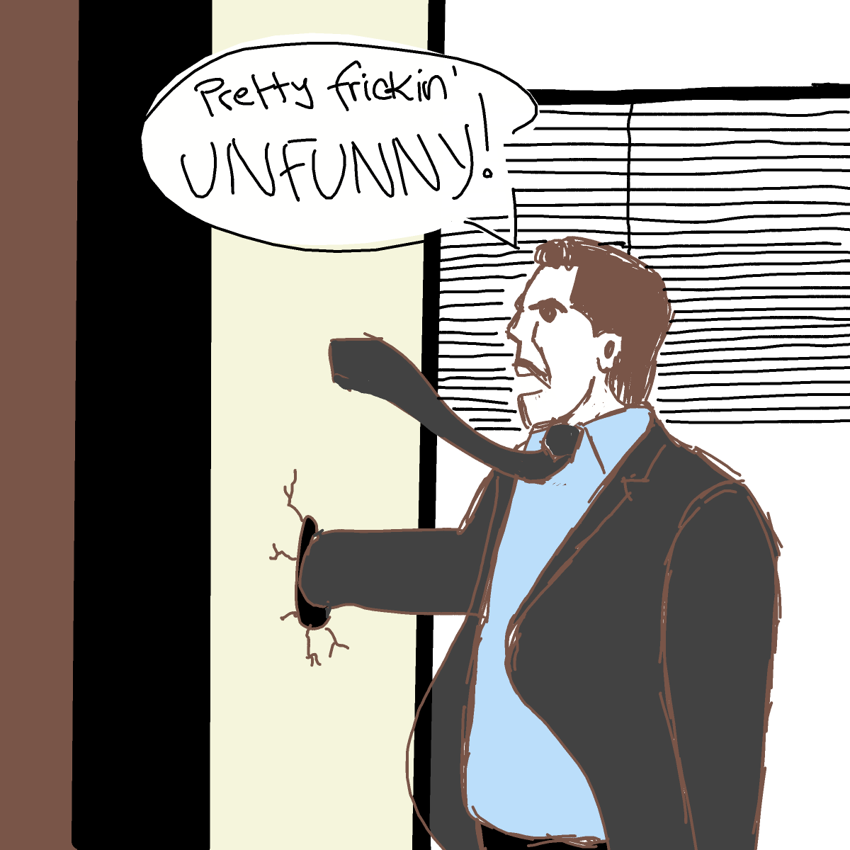 Andy Bernard drawing by chloster