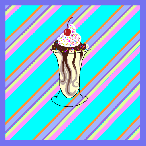 Fudge drawing by firecracker