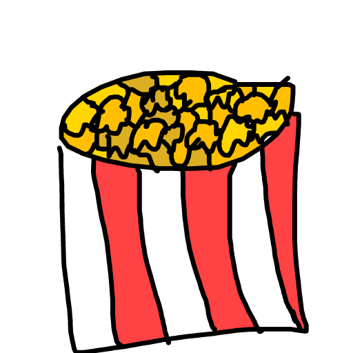 Popcorn drawing by free-fair-boost