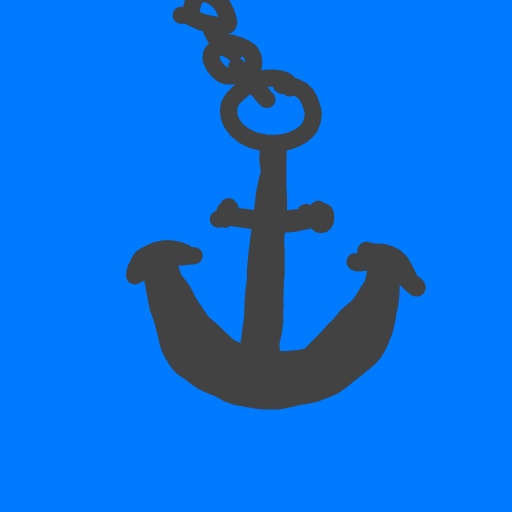Anchor drawing by Guardianoflives