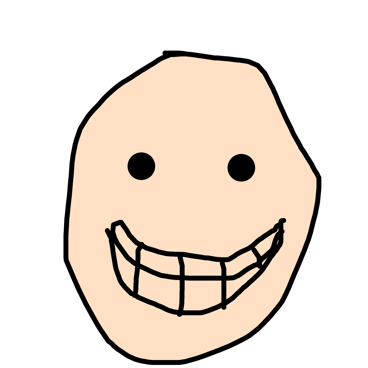 Laughter drawing by bia