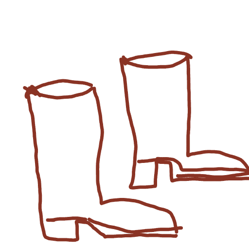 Boots drawing by coal-mild-peace