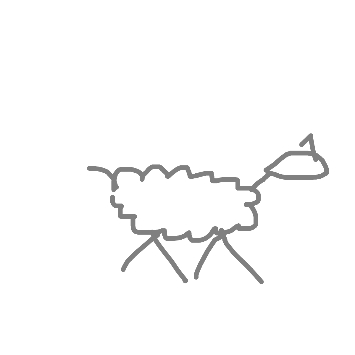Sheep drawing by silver-dark-duke