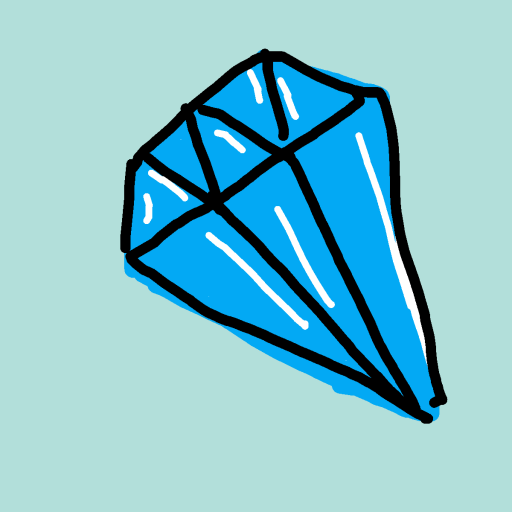 Diamond drawing by krissywissy