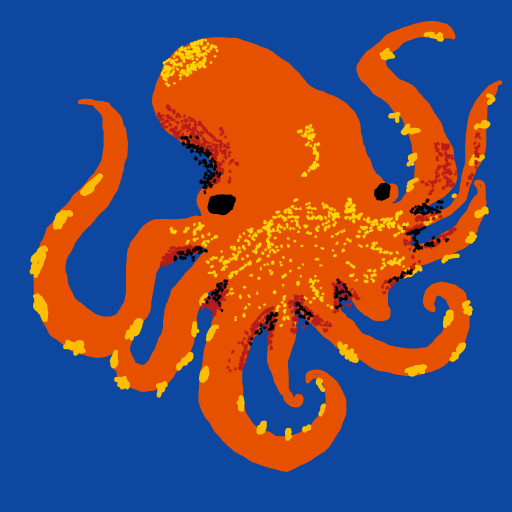 Octopus drawing by godor