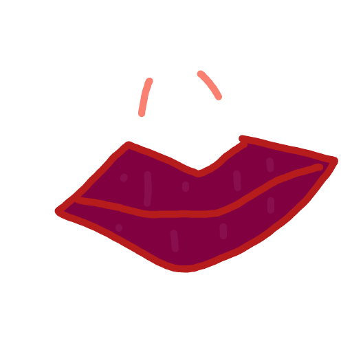 Mouth drawing by Timmie