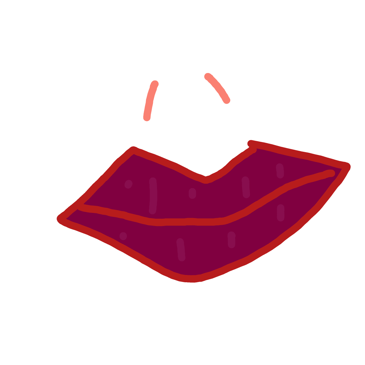 Mouth drawing by Timmie