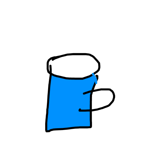 Cup drawing by loddie