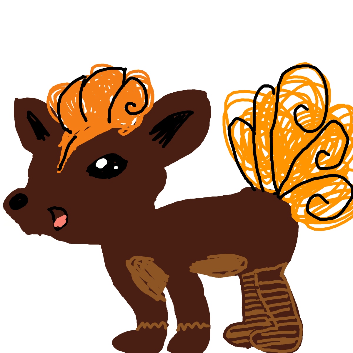 Vulpix drawing by fresh-paint-king