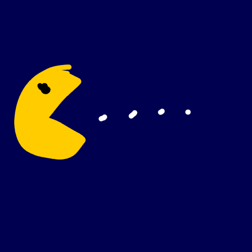 Pac-Man drawing by Paladin_bud_bud