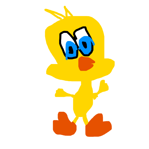Tweety drawing by fine-happy-soul
