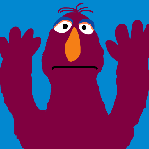 Telly Monster drawing by jashezilla