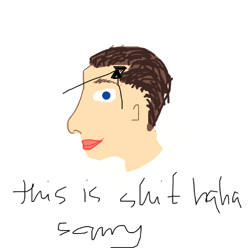 Hairline drawing by beksss