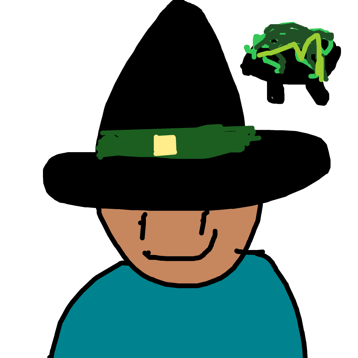 Witch drawing by delta-solid-eye