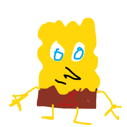 SpongeBob drawing by pink-great-charm