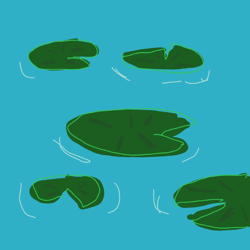 Lily Pad drawing by Guardianoflives