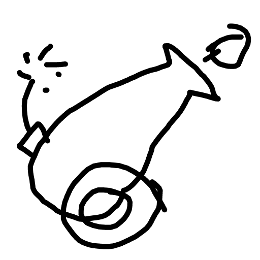 Cannon drawing by jukgaa